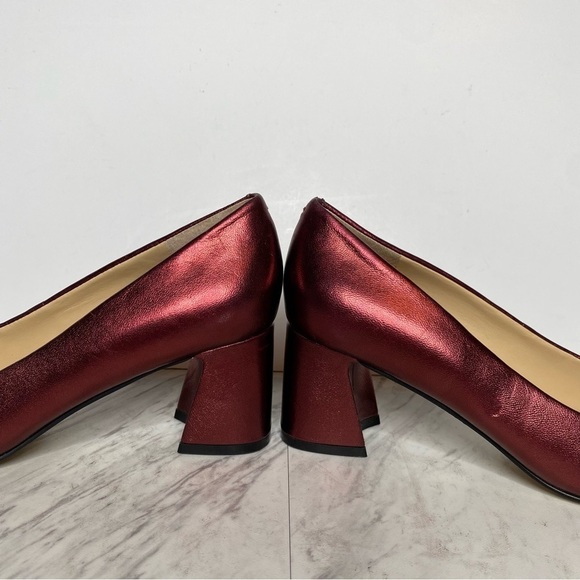 Marc Fisher Yulunda Red Leather Pointy Toe Pump 6.5 M - Picture 9 of 16